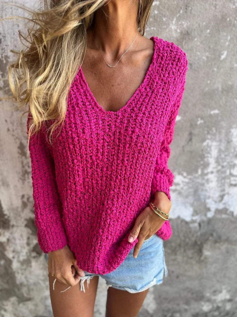 Ambre | Pull douillet en maille texturée