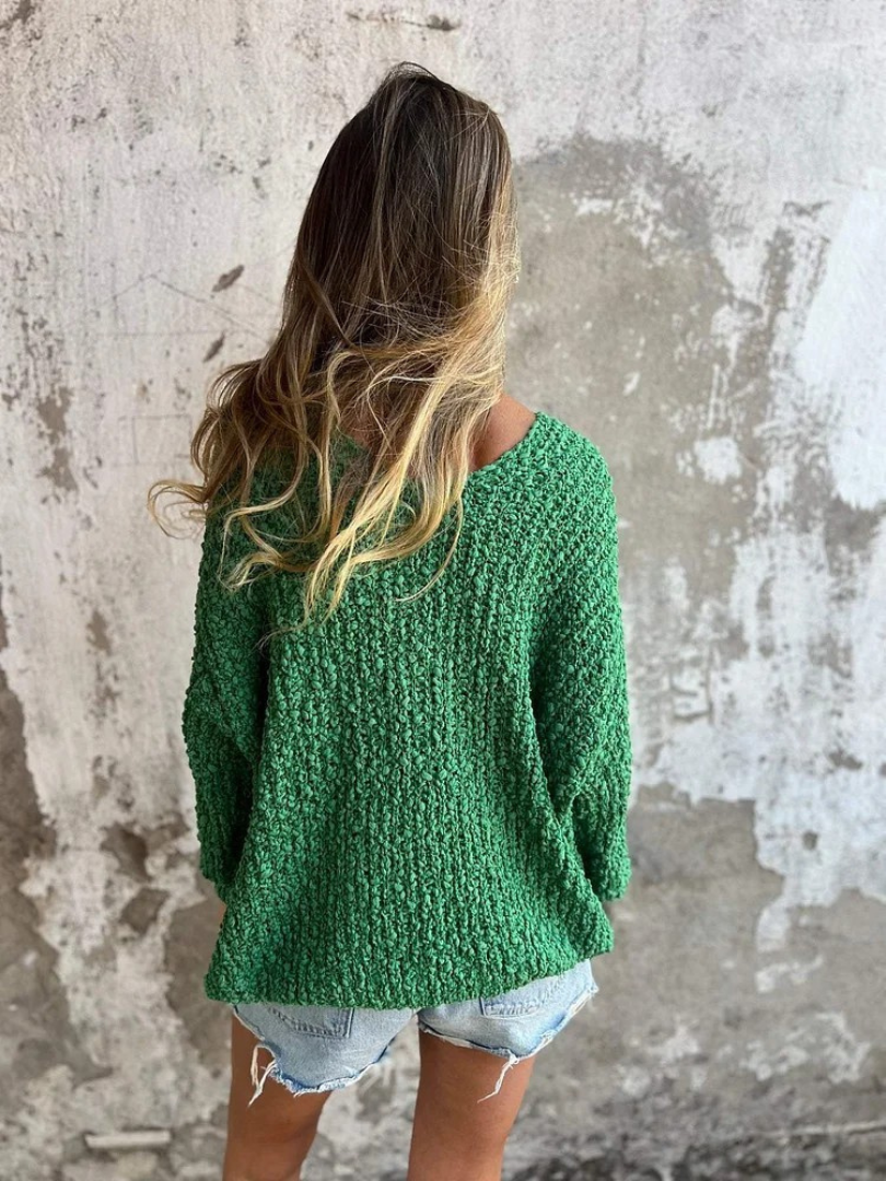 Ambre | Pull douillet en maille texturée