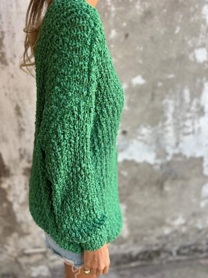 Ambre | Pull douillet en maille texturée