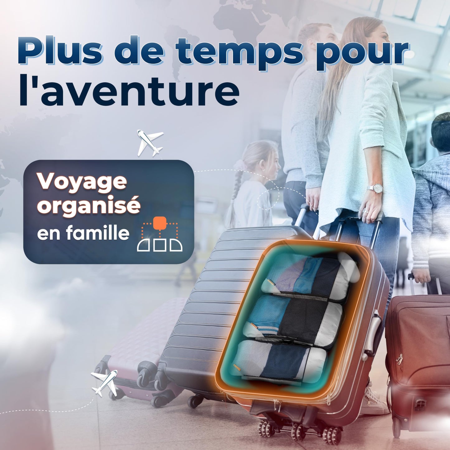 Compacto Travel - Cubes de Rangement Compressibles